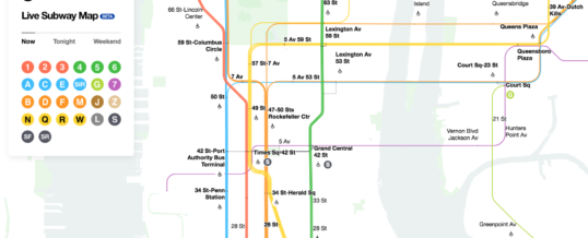 La nuova mappa della metropolitana di New York nominata tra le migliori invenzioni del 2021